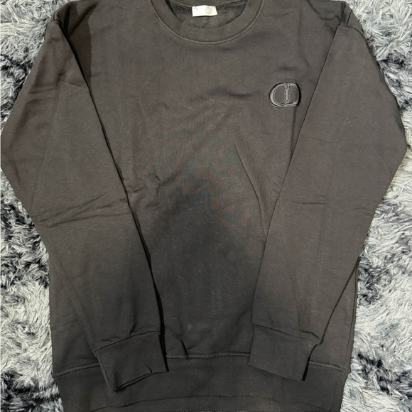 DIOR CD Icon SweatshirtBlack Cotton Fleece